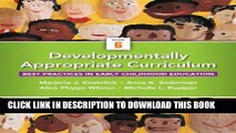 Collection Book Developmentally Appropriate Curriculum: Best Practices in Early Childhood