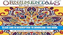 New Book OrnaMENTALs: Whimsical Mandalas: 30 Mandala Coloring Pages for Adults (Volume 1)