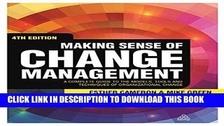 Collection Book Making Sense of Change Management: A Complete Guide to the Models, Tools and