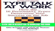New Book Type Talk at Work (Revised): How the 16 Personality Types Determine Your Success on the Job