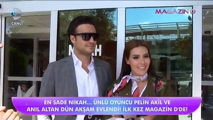 Pelin Akil ve Anıl Altanın nikah töreni / Magazin D / 2 Eylül 2016