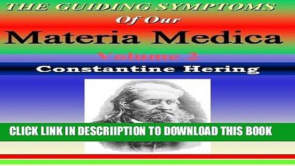 [New] THE GUIDING SYMPTOMS OF OUR MATERIA MEDICA Vol 2 : Homeopathy (HERING s GUIDING SYMPTOMS)