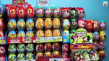 Télécharger la video: 1000 Surprise Eggs, Kinder Surprise SpongeBob Disney Pixar Cars Маша и Медведь Frozen Hello Kitty