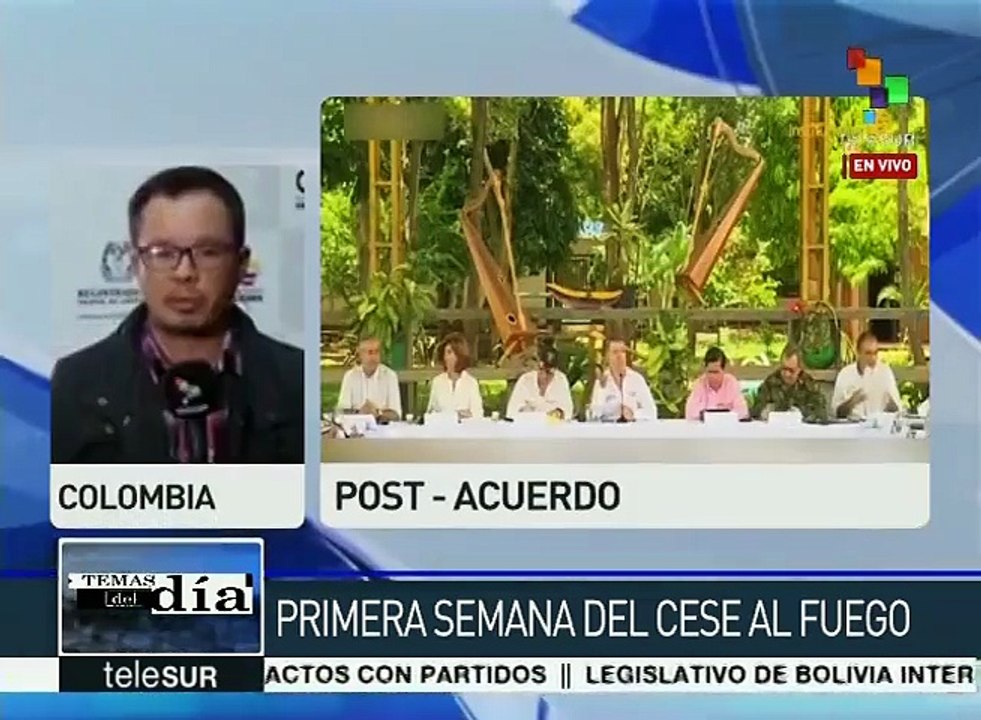 Colombia: avanzan campañas rumbo al plebiscito de los Acuerdos de Paz