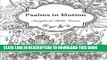 New Book Psalms in Motion: Storybook Bible Verses - An Adult Colouring Book