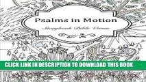 New Book Psalms in Motion: Storybook Bible Verses - An Adult Colouring Book