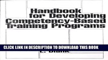 [PDF] Handbook for Developing Competency-Based Training Programs Full Online