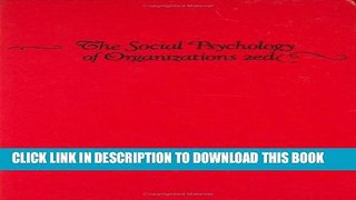 Collection Book The Social Psychology of Organizations