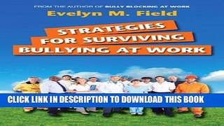 New Book Strategies For Surviving Bullying at Work