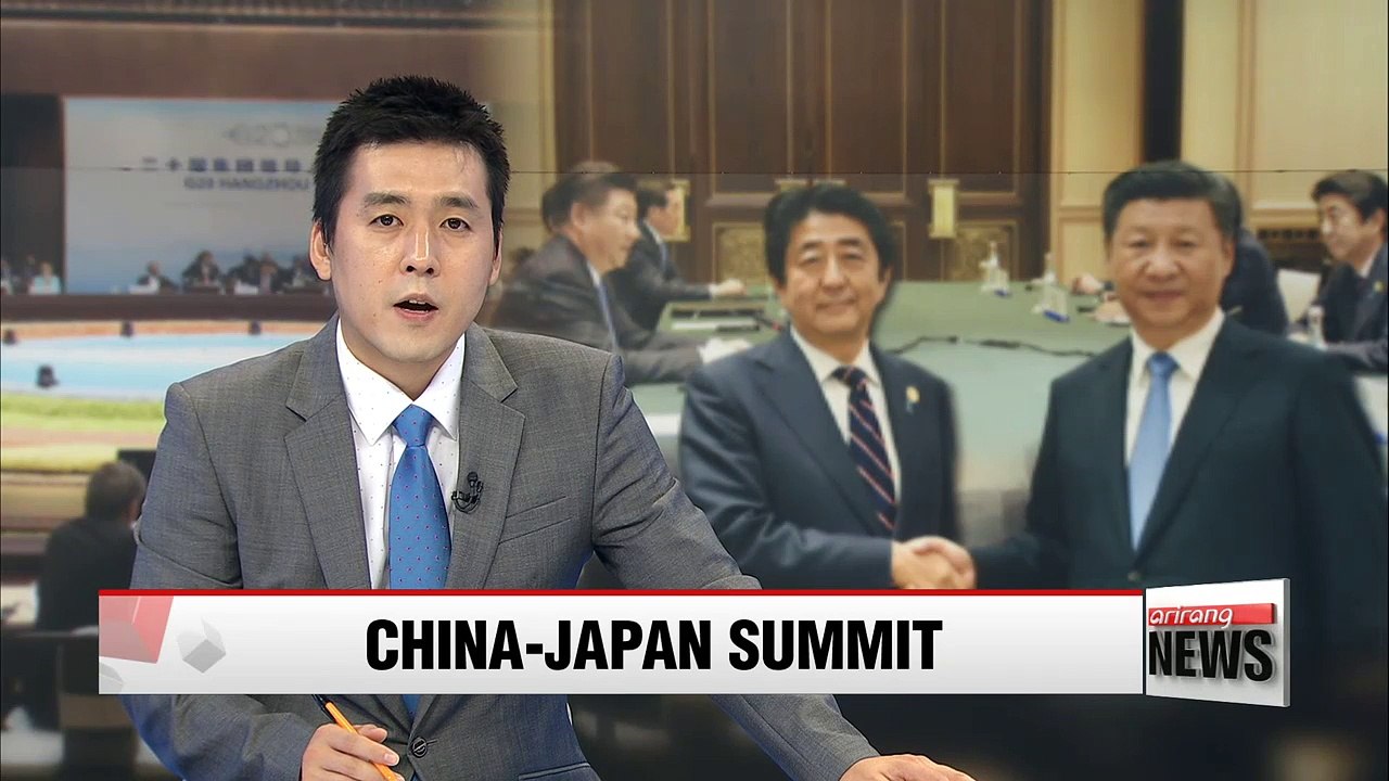 Chinese President Xi Jinping and Japanese Prime Minister Shinzo Abe hold bilateral talks