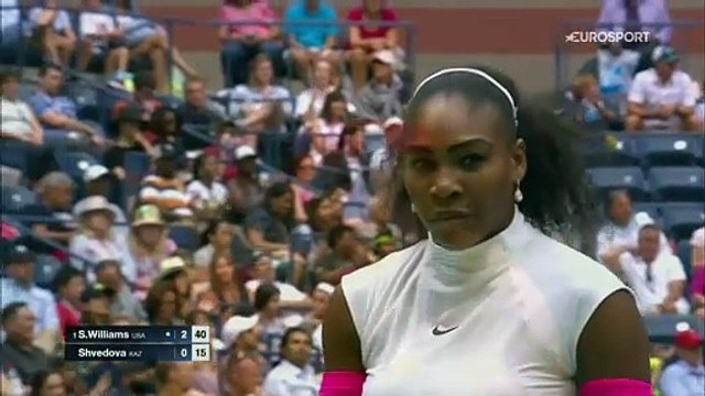 ABD Açık: Serena Williams - Yaroslava Shvedova (Özet)