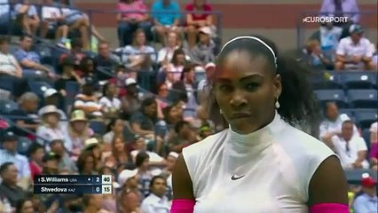 ABD Açık: Serena Williams - Yaroslava Shvedova (Özet)