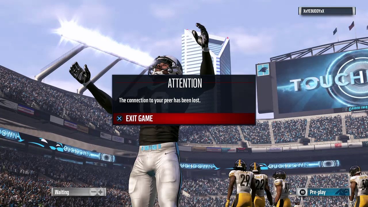 Madden NFL 17 Opponent Closed Application