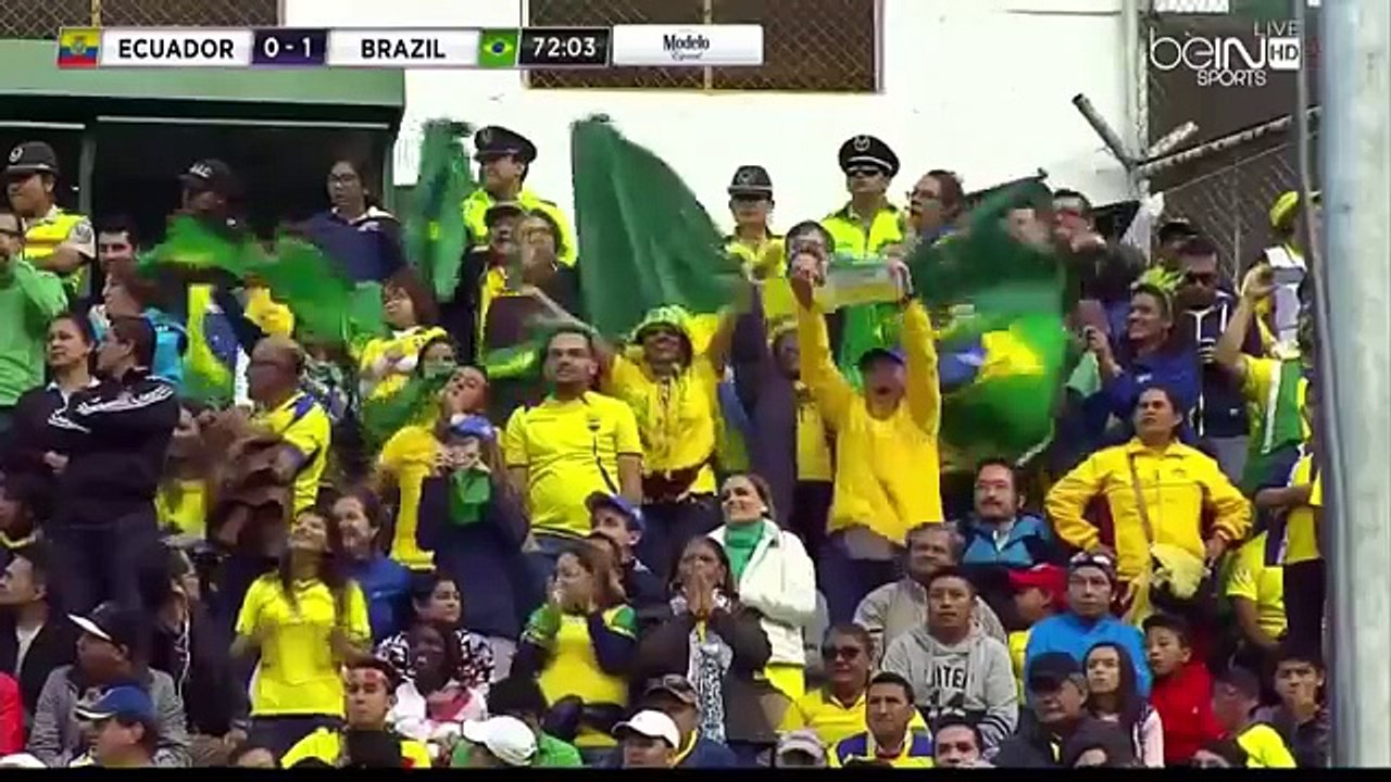 Ecuador Vs Brazil 0-3 Eliminatorias Russia All Goals & Highlights - Resumen y Goles 02/09/2016