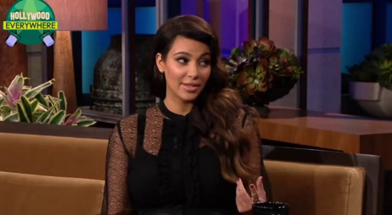 Kim Kardashian H0t Plunging Cleavage Jumpsuit