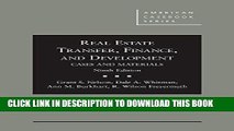 [PDF] Real Estate Transfer, Finance and Development: Cases and Materials, 9th Edition (American