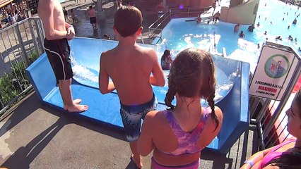 Bleu Tricky Water Slide at Village Vacances Valcartier