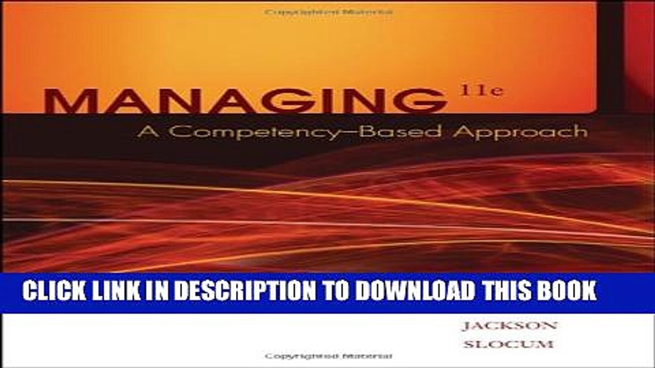 [PDF] Managing: A Competency-Based Approach Full Colection