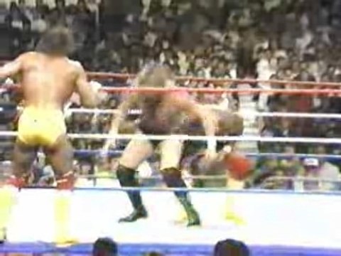 1988SummerSlam Hulk Hogan Randy Savage v Andre & Ted Dibiase