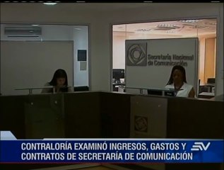 La Contraloría fiscaliza a la Secretaría de Comunicación