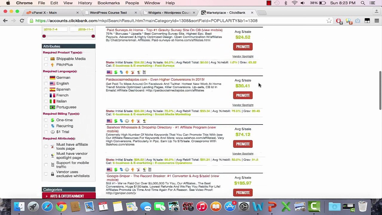 8 - Affiliate Site Niche Research