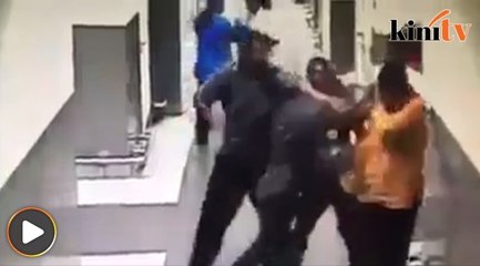 Video diplomat Sri Lanka kena pukul di KLIA