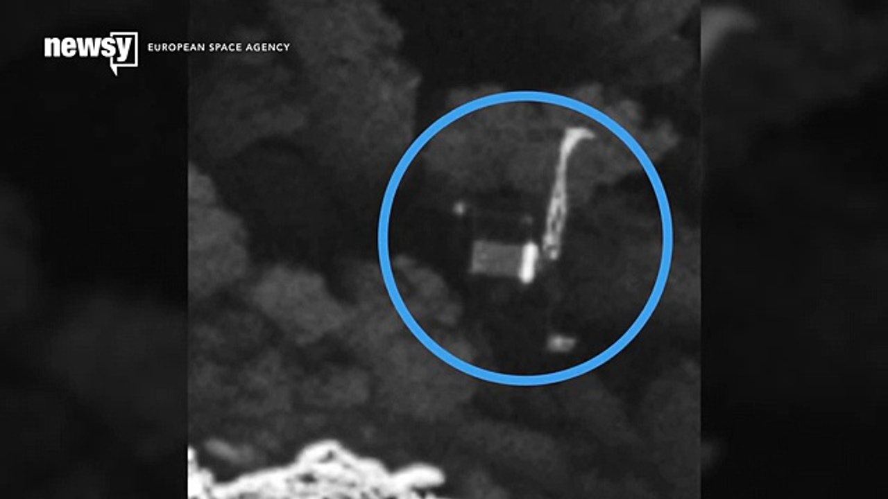 Photo shows exactly where Philae landed on comet -