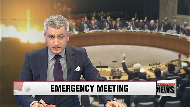 UN Security Council to hold emergency meeting on N. Korea's missile launches