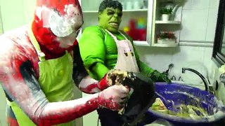 Pig Frozen Elsa vs Spiderman with Joker & Hulk - Fun Superheroes Movie In Real Life