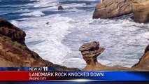 Destruction of Beloved Rock Formation - vandals destroying popular Oregon rock formation