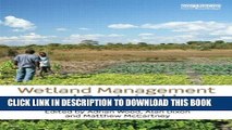 [PDF] Wetland Management and Sustainable Livelihoods in Africa Full Online