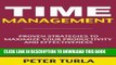 [PDF] Time Management: Proven Strategies to Maximize Your Productivity   Effectiveness (time