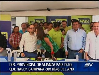 Aguiñaga reconoce que PAIS hace campaña “los 365 días del año”