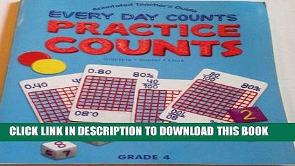 [PDF] Every Day Counts: Practice Counts: Teacher s Edition Grade 4 Second Edition 2008 Full