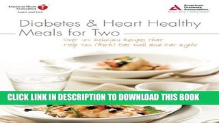 New Book Diabetes and Heart Healthy Meals for Two