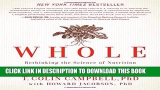 New Book Whole: Rethinking the Science of Nutrition