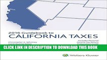 [PDF] California Taxes, Guidebook to (2016) (Guidebook to California Taxes) Popular Online
