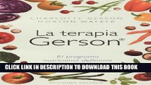 Collection Book La terapia Gerson (Coleccion Salud y Vida Natural) (Spanish Edition)