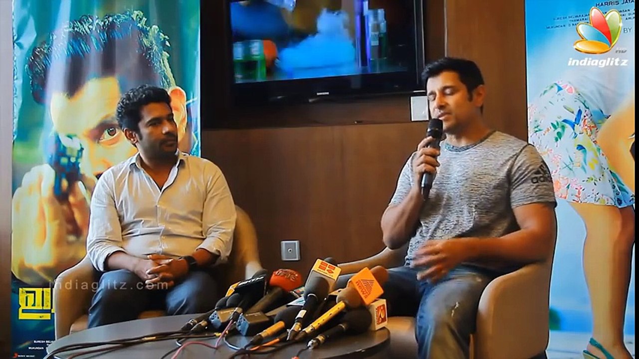 Vikram Speech _ My Daughter Helped Me for the Villain Character 'Love' _ Kochi Iru Mugan Press Meer