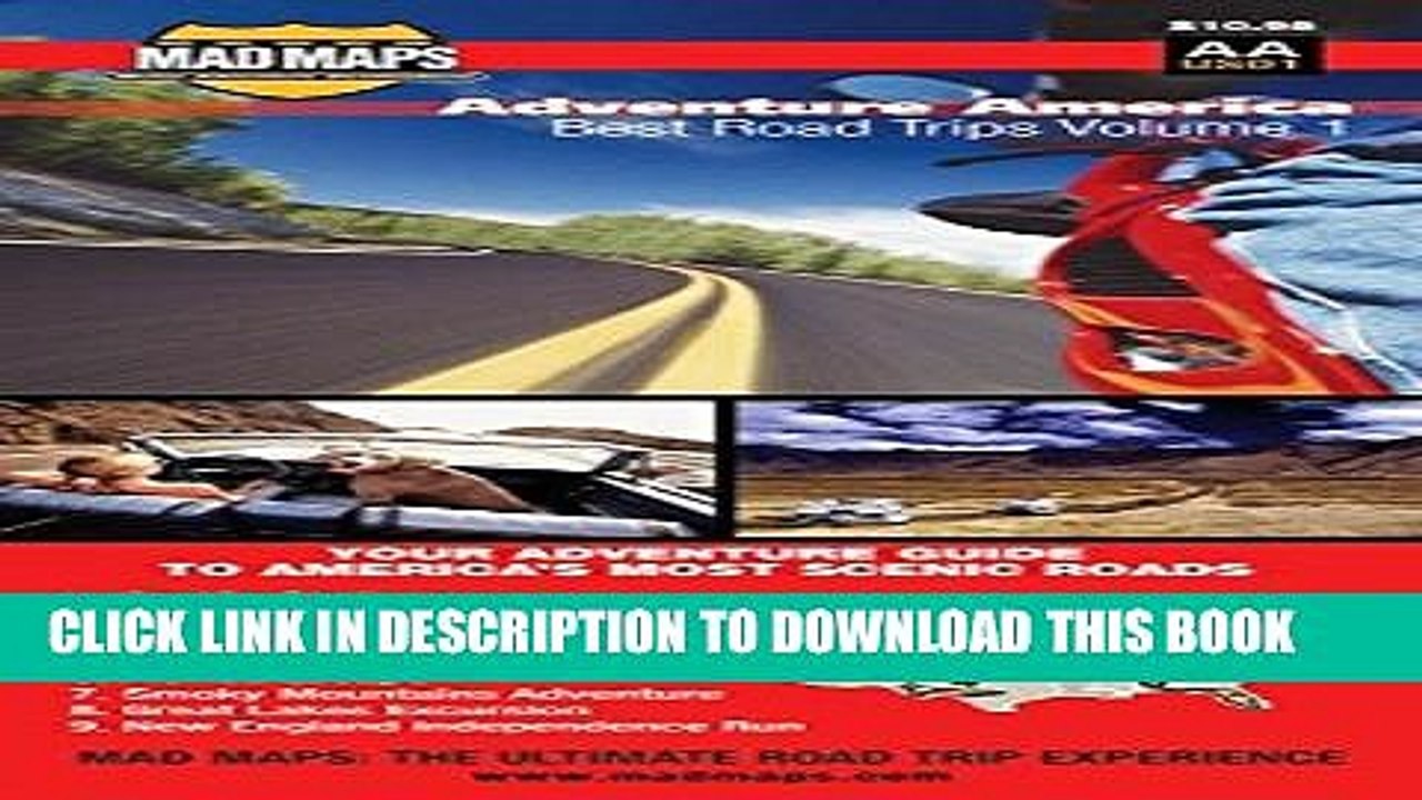 [Read PDF] MAD Maps - Rides of a Lifetime Road Trips Map - Adventure America - AAUS01 Download Free