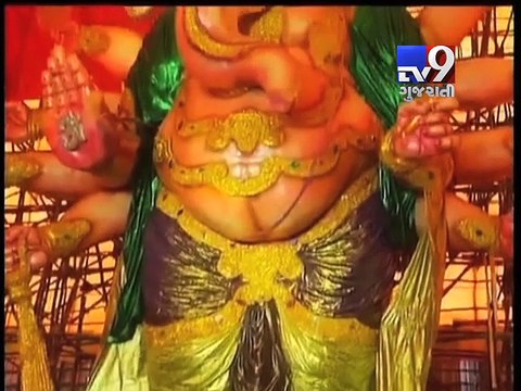 Ganesh Chaturthi 2016 - 78 feet tall Ganesh idol unveiled in Visakhapatnam - Tv9 Gujarati