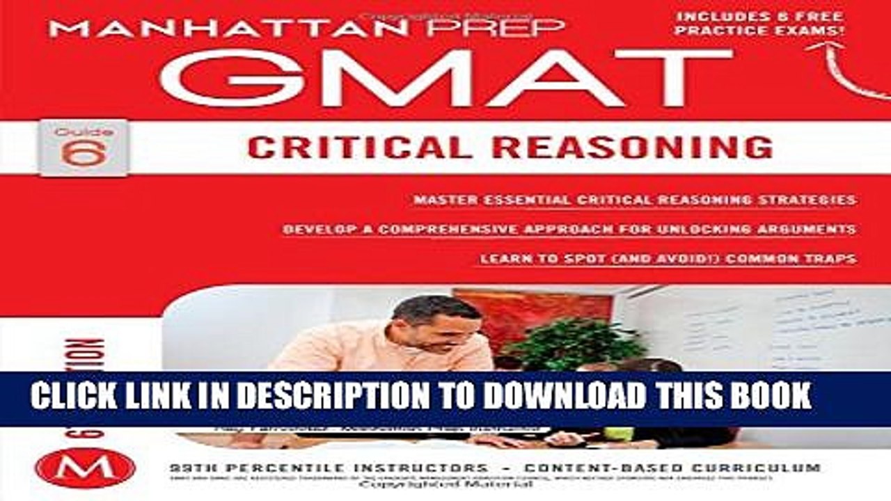 [Read PDF] GMAT Critical Reasoning (Manhattan Prep GMAT Strategy Guides) Download Online