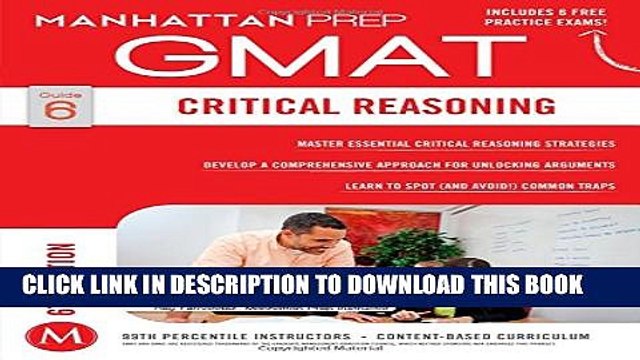 [Read PDF] GMAT Critical Reasoning (Manhattan Prep GMAT Strategy Guides) Download Online