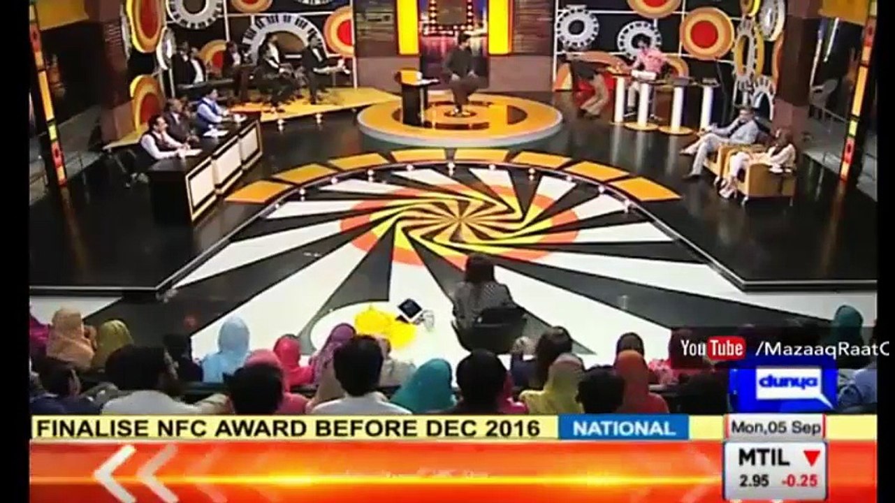 Mian Afzal Narogi Character of Policeman, Mazaaq Raat 5 September 2016 - Samsam Bukhari - Alizay Gabol - Dunya News