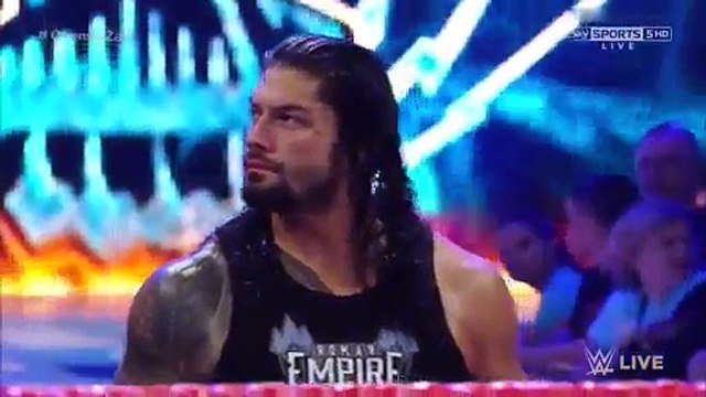 Roman Reigns Confronts Universal Champion Kevin Owens After Match - WWE RAW 5 September 2016 9-5-16