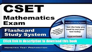 Read CSET Mathematics Exam Flashcard Study System: CSET Test Practice Questions   Review for the