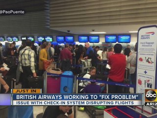 British Airways trying to fix problem with check-in system
