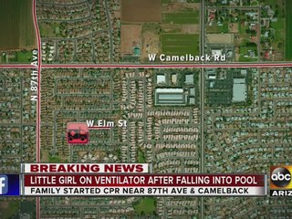 Child pulled from pool in West Phoenix on Labor Day