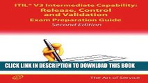[PDF] ITIL V3 Service Capability RCV Certification Exam Preparation Course in a Book for Passing