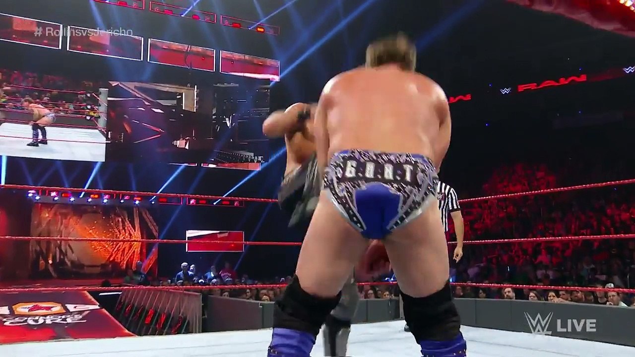 Seth Rollins vs Chris Jericho Raw 05Sep2016